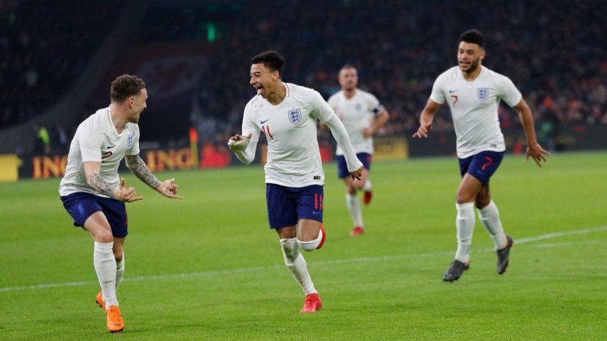 Con tanto de Lingard, Inglaterra se impone a Holanda
