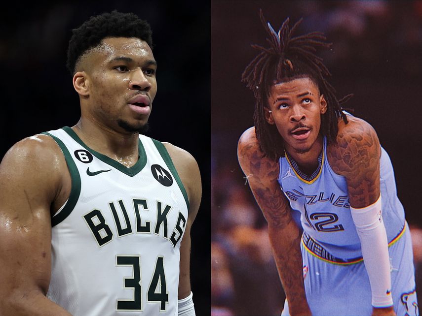 NBA: Giannis Antetokounmpo y Ja Morant salieron por lesión en inicio de Playoffs