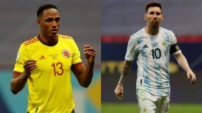 Copa América - Lionel Messi y Yerry Mina