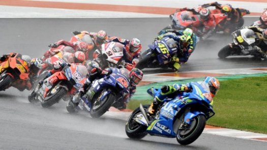 Se retoma el GP de Valencia de MotoGP tras la bandera roja