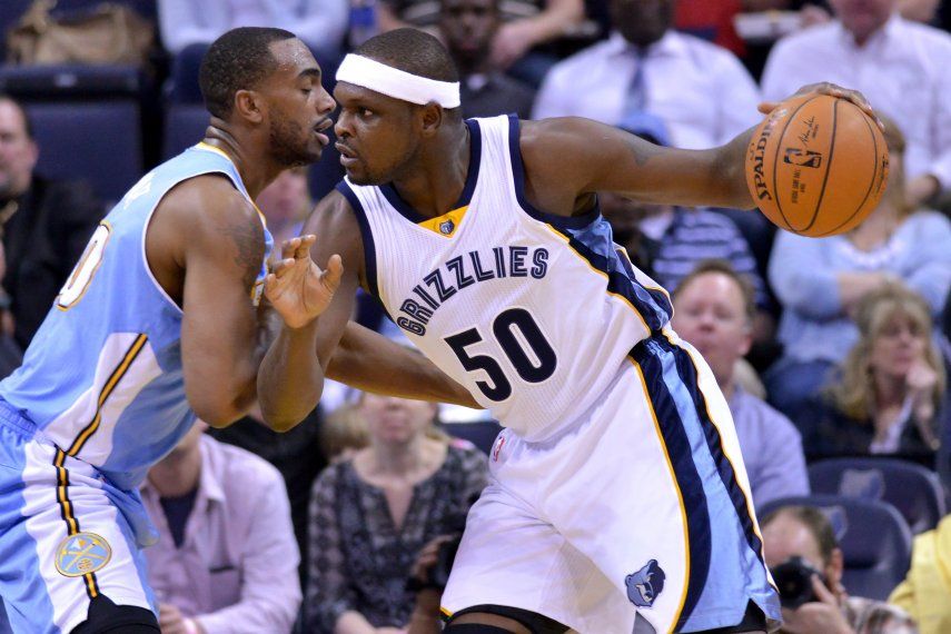Con doble doble de Randolph, Grizzlies vencen a Nuggets
