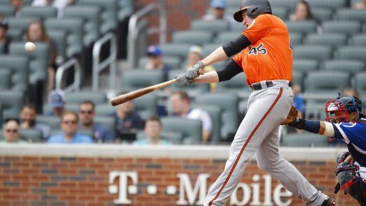 Grand slam de Trumbo ayuda a Orioles a derrotar a Bravos