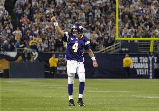 NFL: Vikings 33, Ravens 31. Favre lleva al triunfo a Vikings