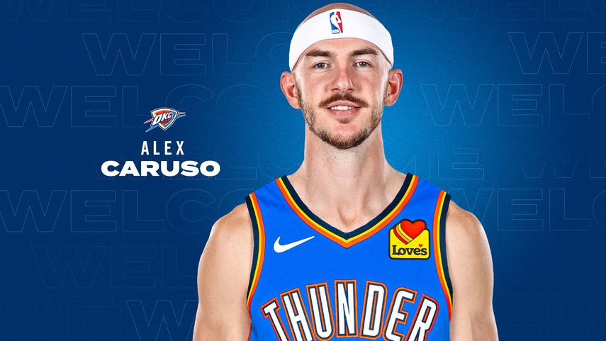 NBA: OKC Thunder adquirió a Alex Caruso a cambio de Josh Giddey