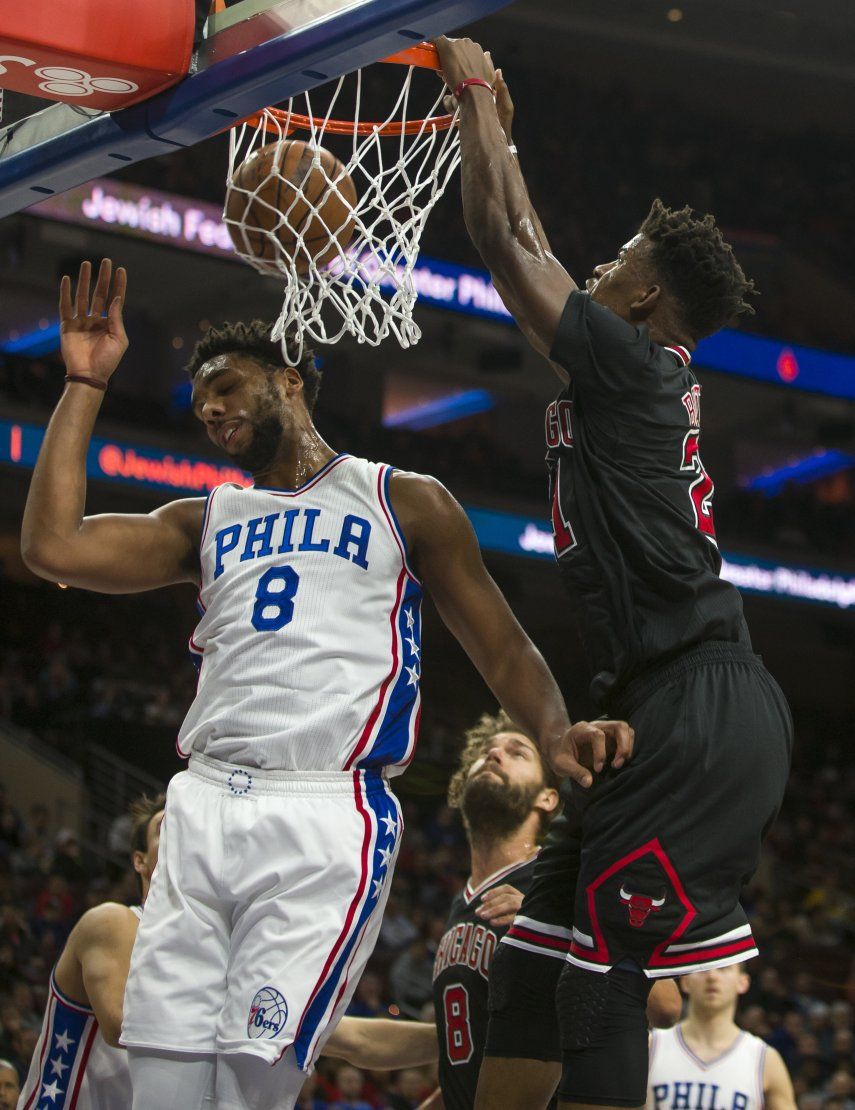 Butler, Wade y Bulls aplastan a 76ers