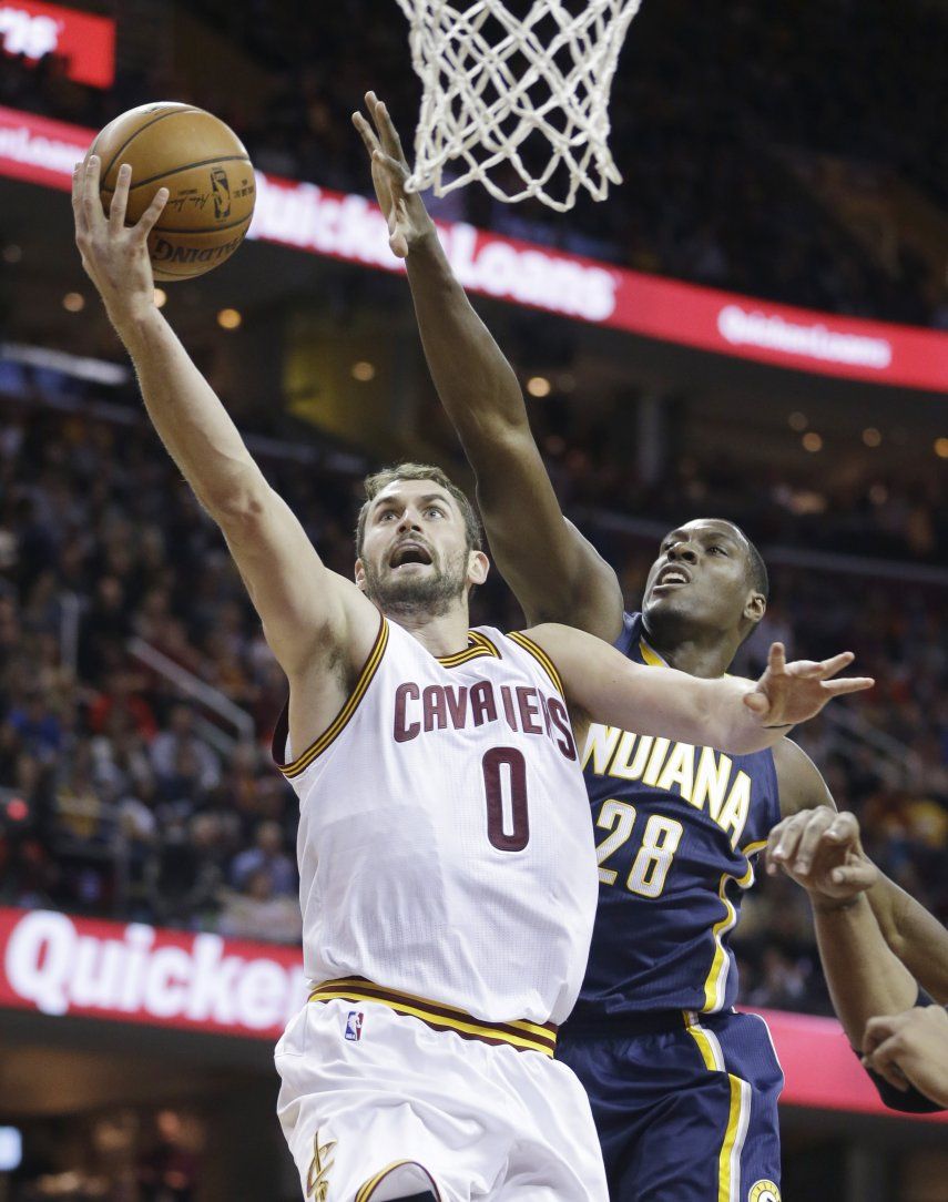 Love guía a Cavs a victoria sobre Pacers