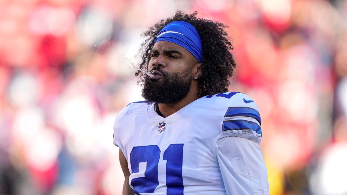 Nfl Ezekiel Elliott Firmó Con Los New England Patriots