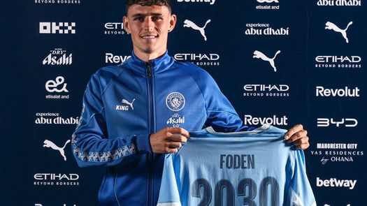 Phil Foden renueva con el Manchester City hasta el año 2030 Phil Foden renueva con el Manchester City hasta el año 2030