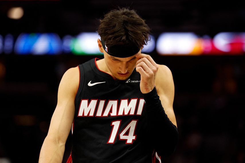 NBA: Tyler Herro se perderá 2 semanas con el Heat por lesión en el tobillo