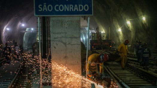 Terminó la perforación del metro olímpico de Rio, obra casi terminada