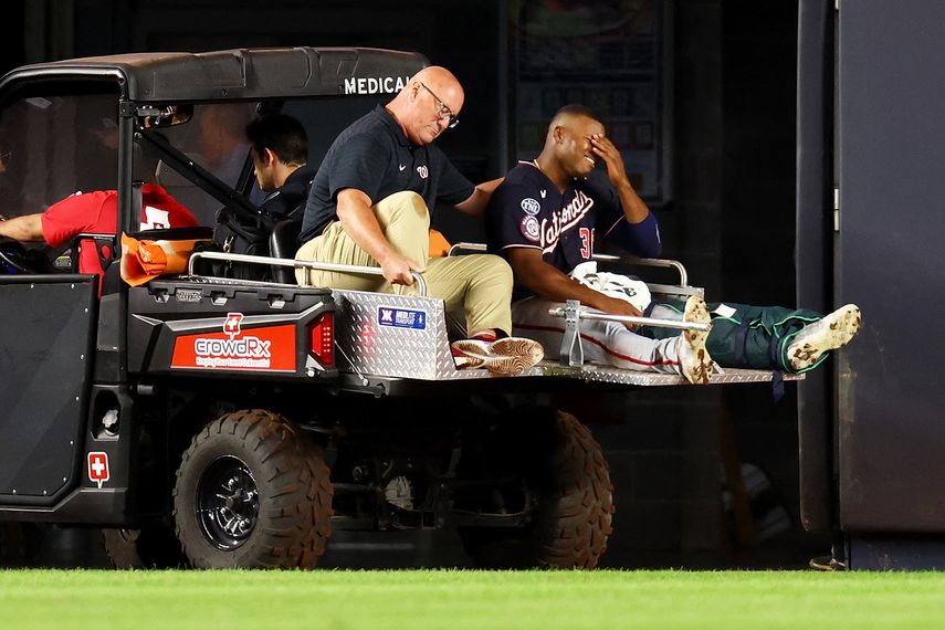 MLB: Stone Garrett fue colocado en lista de lesionado por fractura de peroné