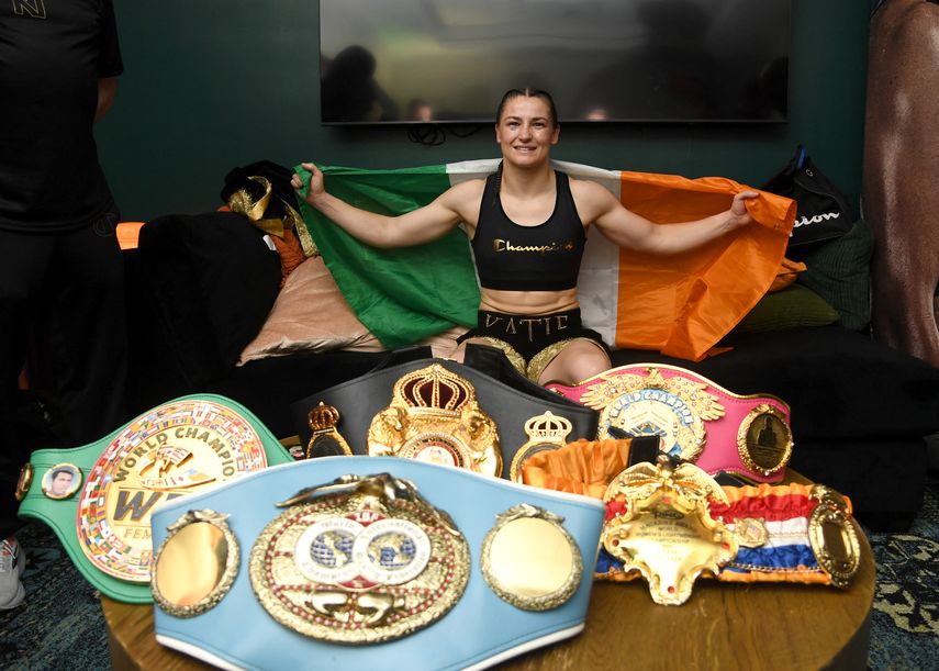 Katie Taylor derrotó a Amanda Serrano en histórica cartelera de boxeo femenino