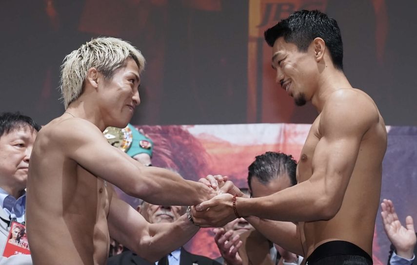 Naoya Inoue y Junto Nakatani superan la báscula para mega pelea en Japón