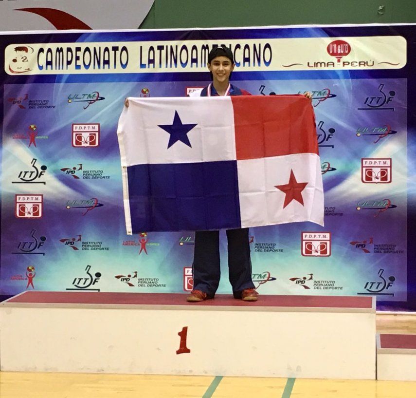 El panameño Jacobo Vahnish campeón latinoamericano sub-13 en Tenis de Mesa