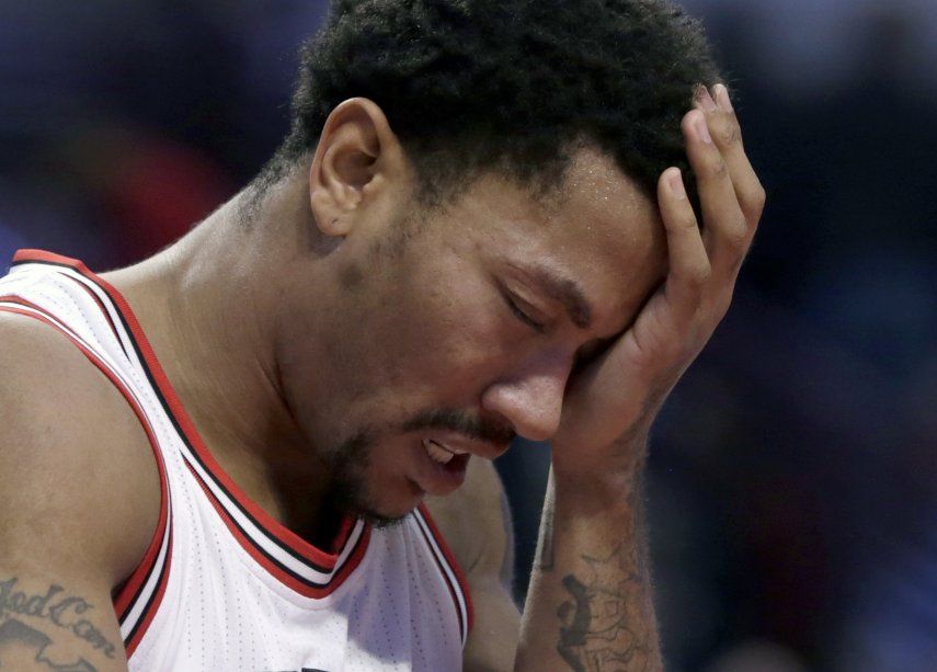 Neva lesión de Derrick Rose sacude a los Bulls