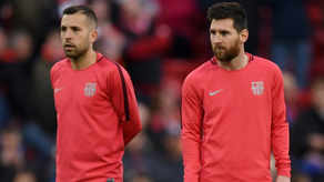 Te quiero mucho y te deseo todo lo mejor, Lionel Messi para Jordi Alba&nbsp;
