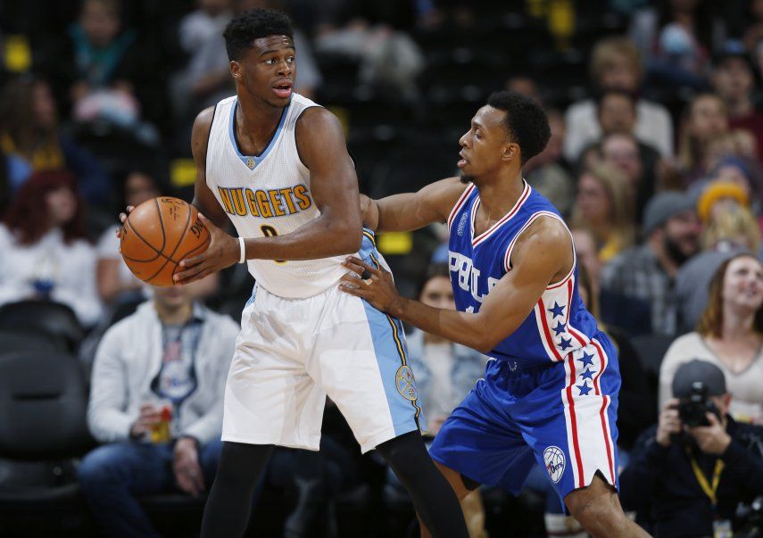 Dramático triple de Mudiay da triunfo a Nuggets sobre 76ers