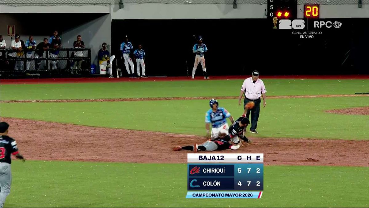 Béisbol Mayor 2026: Chiriquí le agua la fiesta a Colón en maratónico partido Béisbol Mayor 2026: Chiriquí le agua la fiesta a Colón en maratónico partido