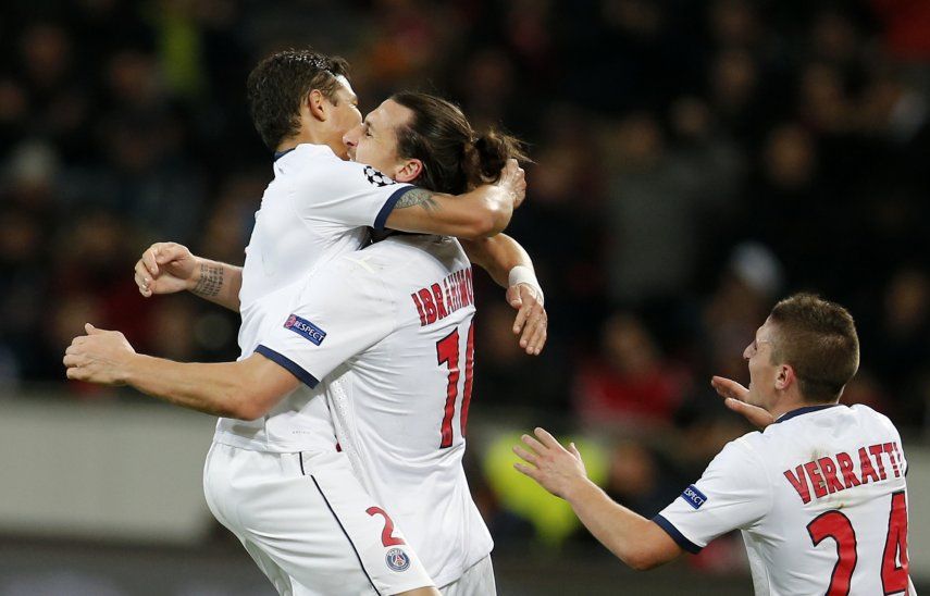 Campeones: PSG golea y saborea cuartos de final
