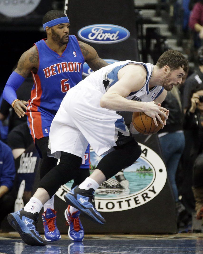 Love y Rubio guían triunfo de Twolves ante Detroit