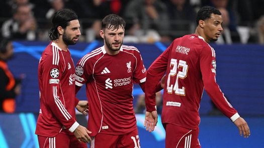 Champions League: Liverpool despierta y golea al Frankfurt