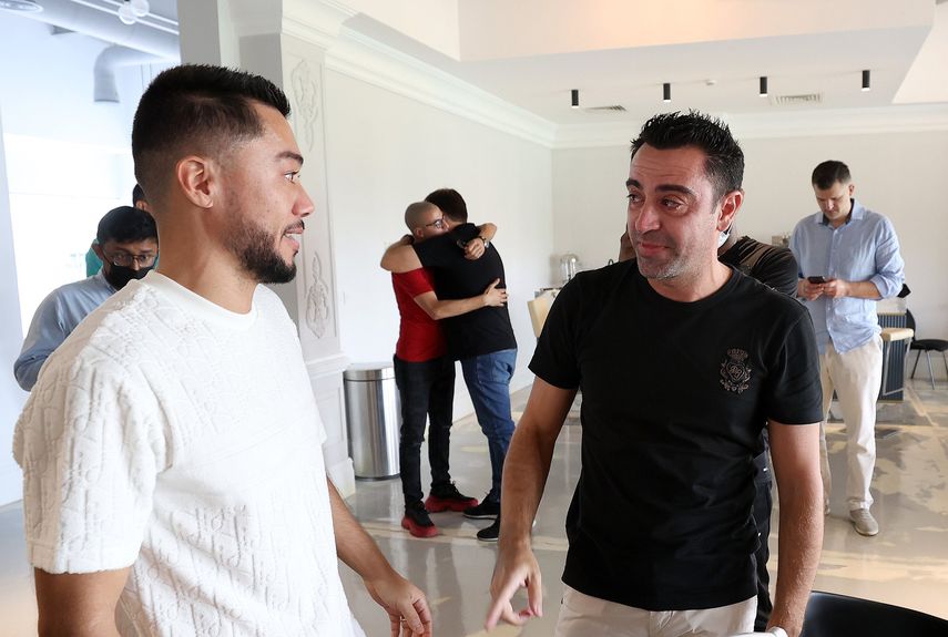 Xavi se despide entre lagrimas del club Al Sadd