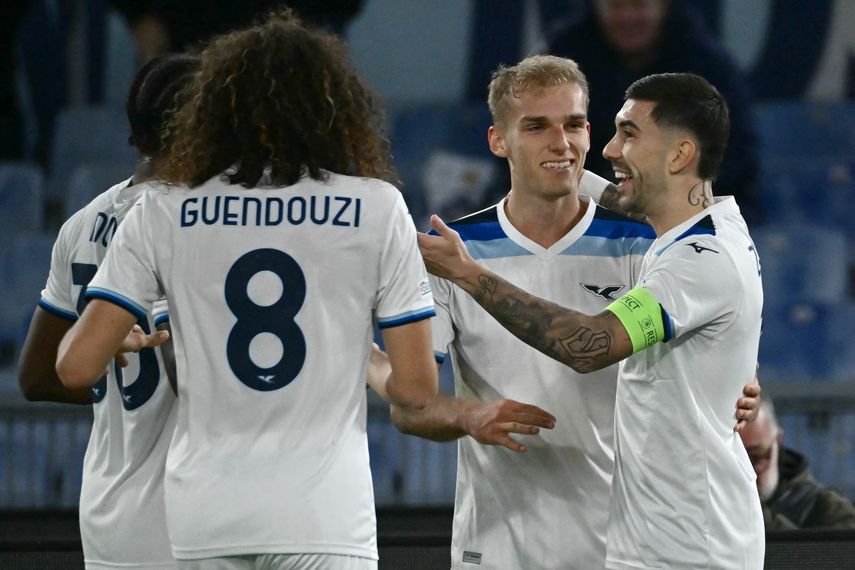 Europa League: La Lazio golea a la Real Sociedad en la séptima jornada