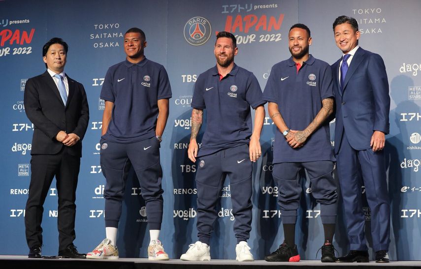 El PSG de Messi, Neymar y Mbappé, en viaje de negocios en Japón