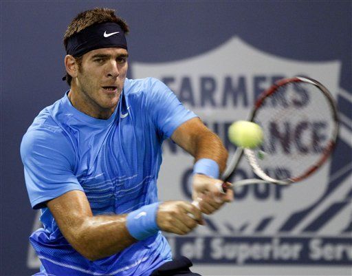 Argentino Del Potro vence a Blake en el torneo de Los Angeles