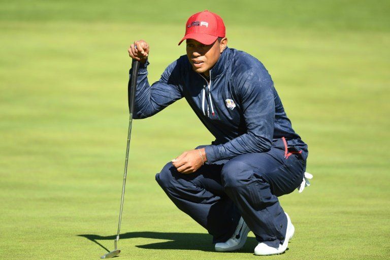 Woods dice que pasó un rato genial jugando al golf con Trump