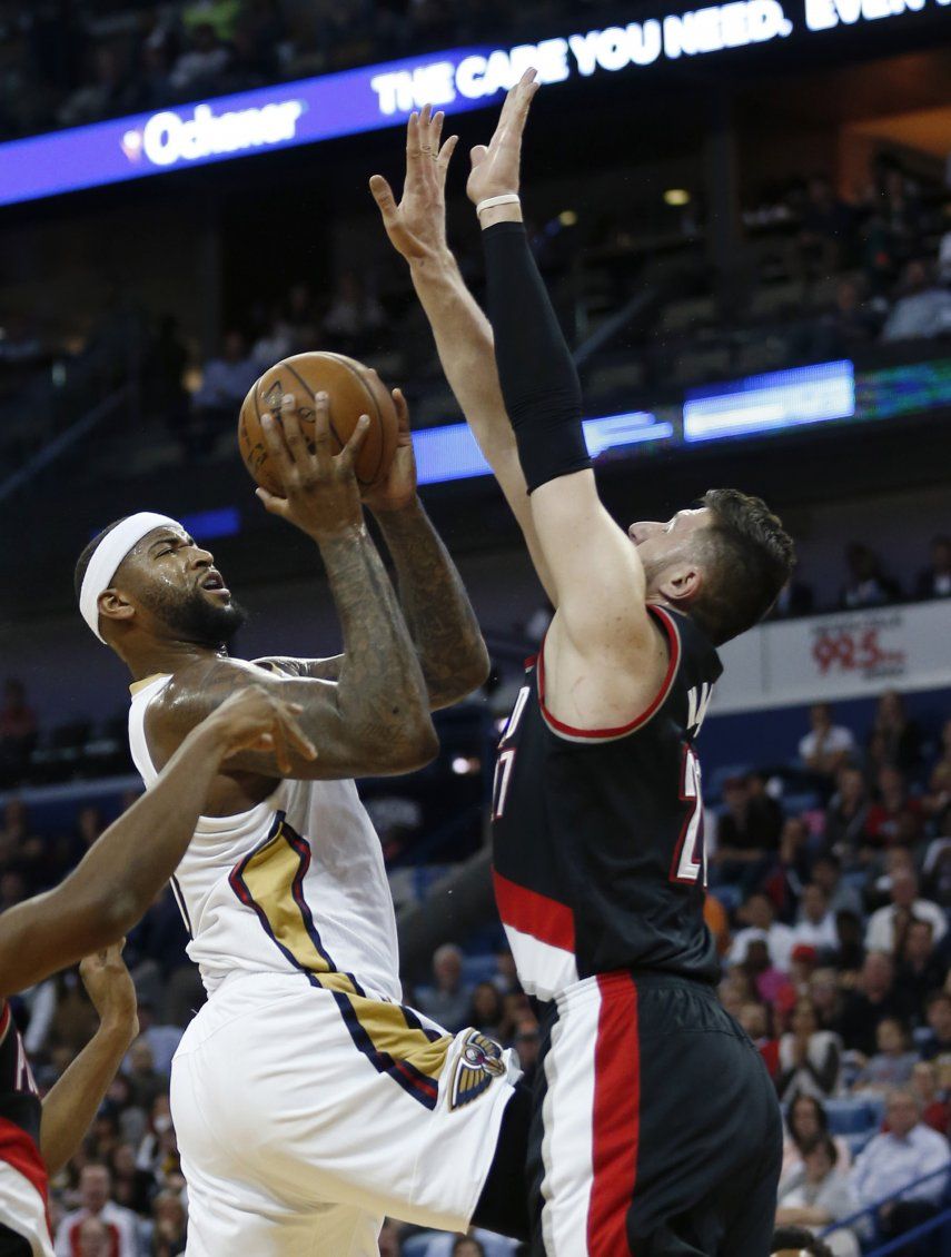 Cousins guía a Pelicans a paliza sobre Blazers