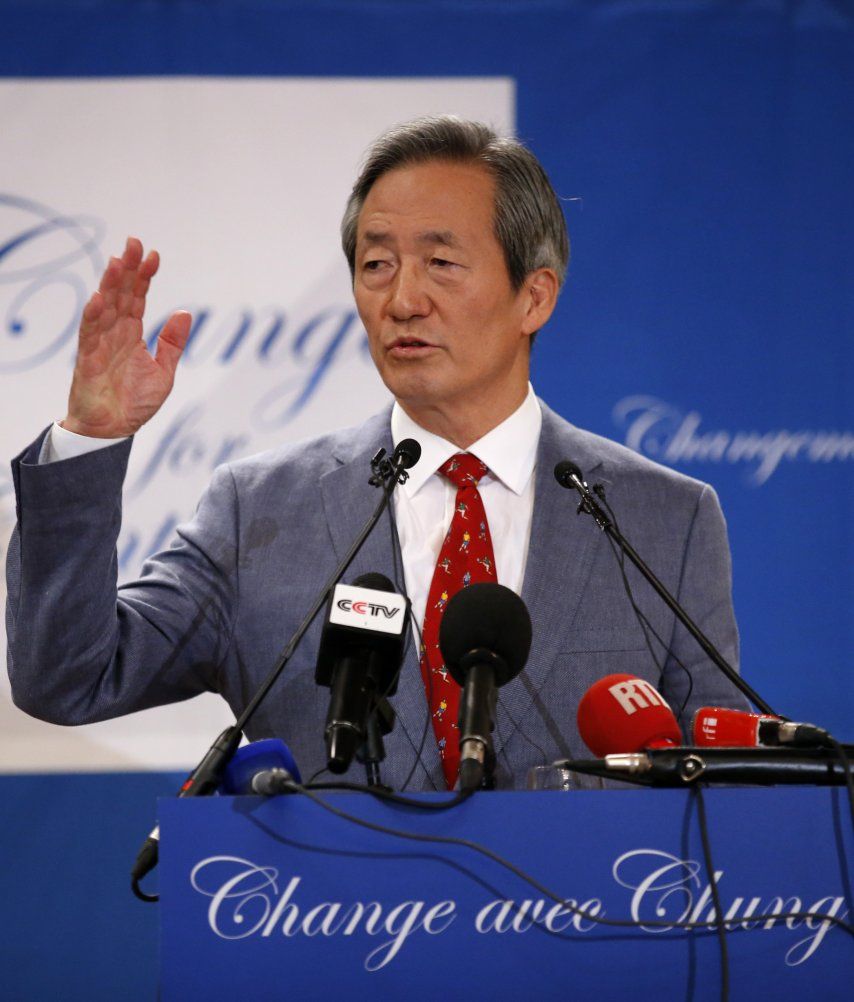 Chung Mong-Joon anuncia candidatura a presidencia de FIFA