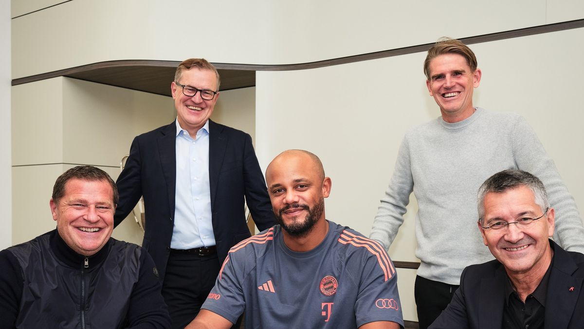 Bayern Múnich extendió el contrato del DT Vincent Kompany hasta 2029