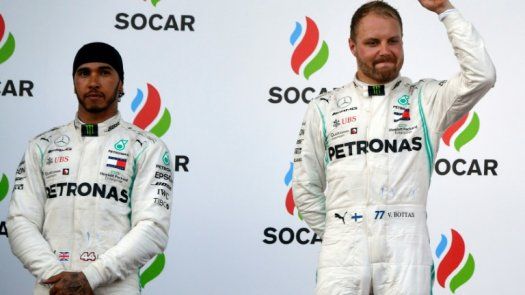 Doblete de Mercedes con Bottas por delante de Hamilton en el GP de Azerbaiyán