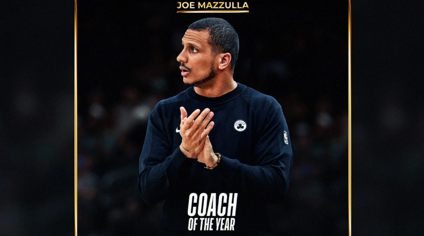 NBA: Joe Mazzulla de Celtics gana el premio al Entrenador del Año