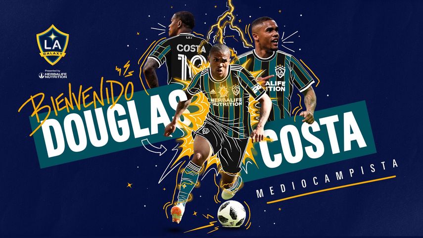 El LA Galaxy de la MLS anuncia el fichaje de Douglas Costa