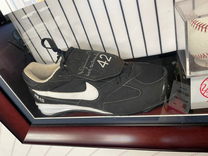 Mariano Rivera con lindos recuerdos en el George M. Steinbrenner Field