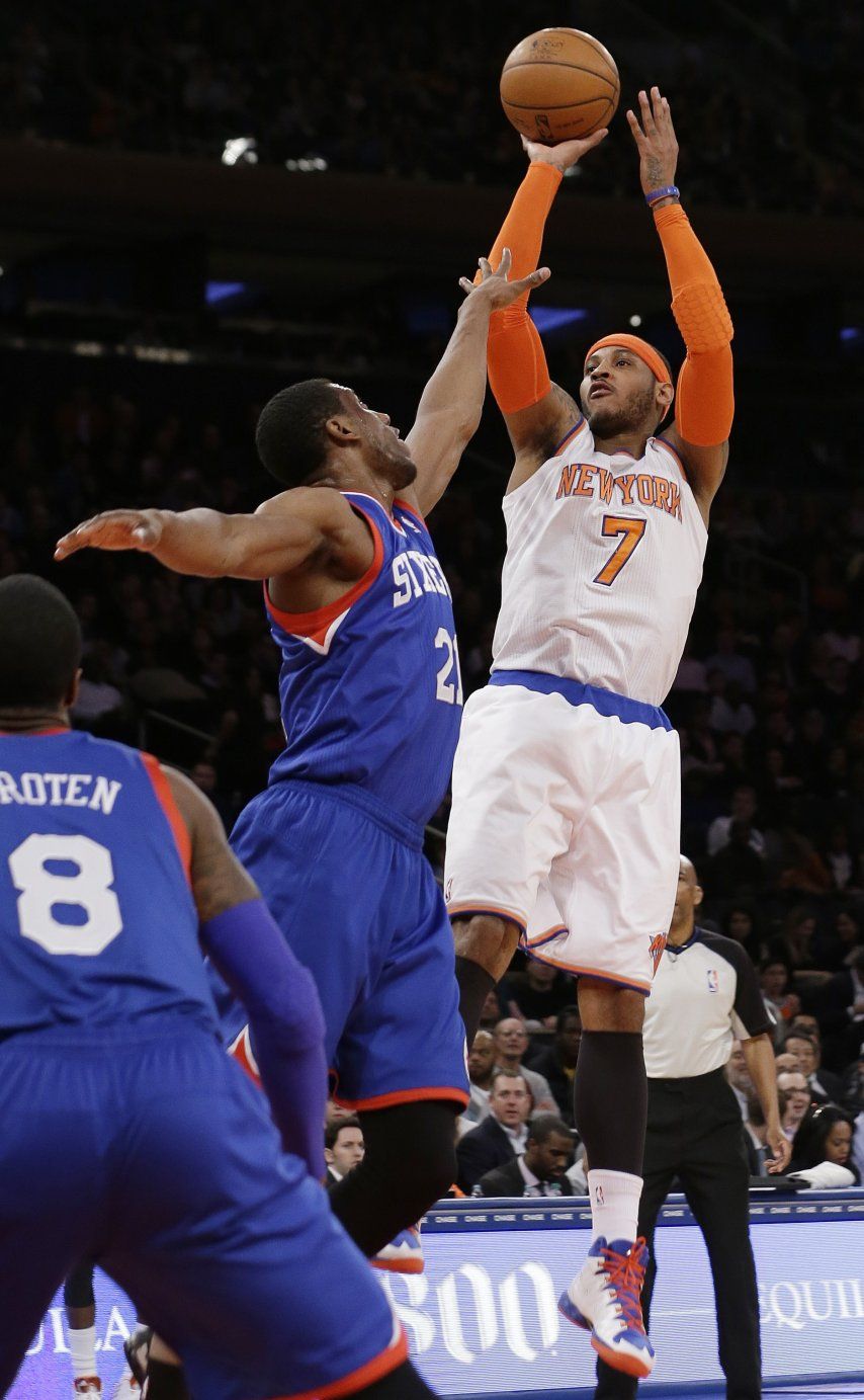 Los Knicks siguen en alza, 76ers siguen hundidos