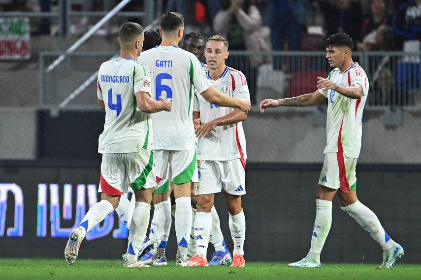 UEFA Nations League: Italia superó a Israel en Budapest