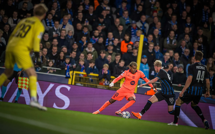 ¡SORPRESA! El Brujas rescató un punto ante el FC Barcelona en la Champions League