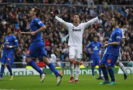Madrid 4-0 a Getafe con tripleta de Cristiano