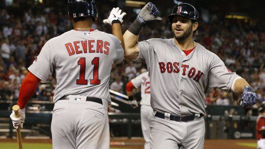 Moreland pega jonrón y Medias Rojas blanquean a Diamondbacks