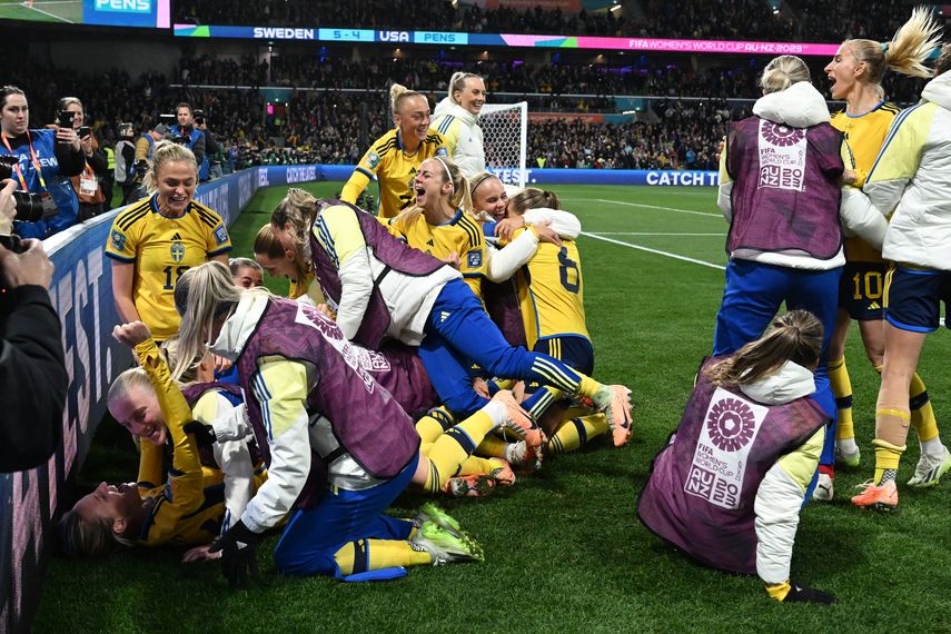 Mundial Femenino 2023: Suecia elimina a la favorita Estados Unidos