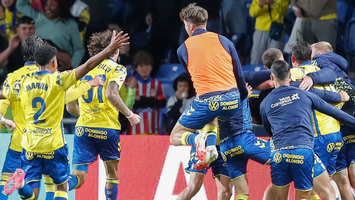 LaLiga: Las Palmas supera al Atleti con gol sobre el final
