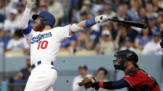 Parra pega un grand slam, Nacionales derrotan a Dodgers 5-2