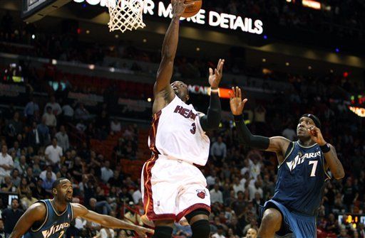 Sermón de Wade impulsa triunfo del Heat sobre Wizards