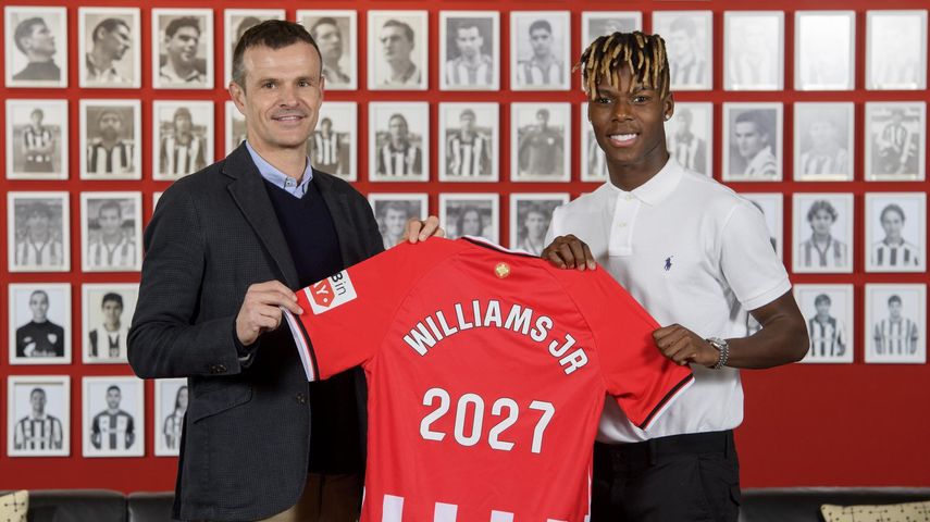 El Athletic Club renueva a Nico Williams hasta el 2027