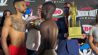 Panameño Ángel Bethancourt superó la báscula previo a choque titular Panameño Ángel Bethancourt superó la báscula previo a choque titular
