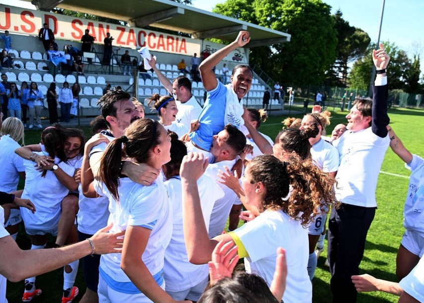Carina Baltrip-Reyes y la Lazio logran el ascenso a la Serie A Femenil