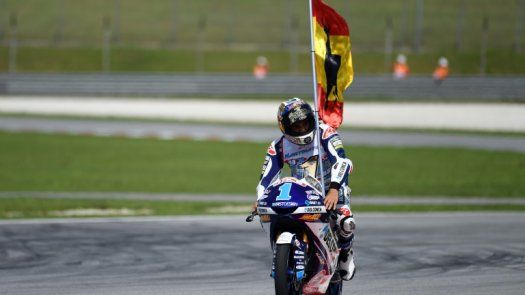 Marc Márquez triunfa en Malasia, Jorge Martín campeón de Moto3